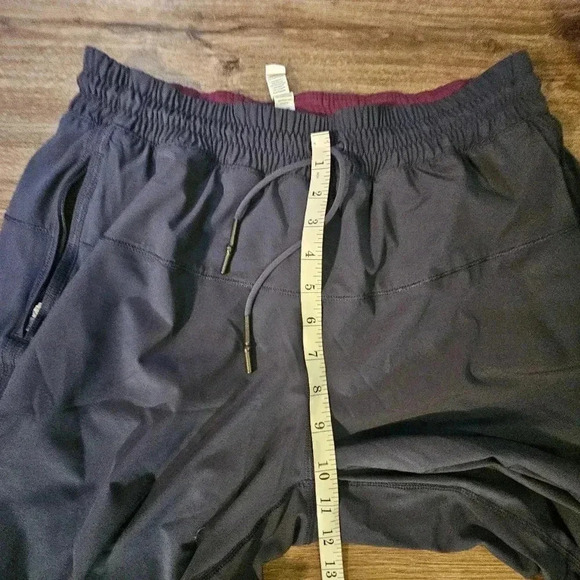 Lululemon Womens Blue Joggers SZ 12 Keep Moving Elastic Drawstring Waist - Picture 9 of 10